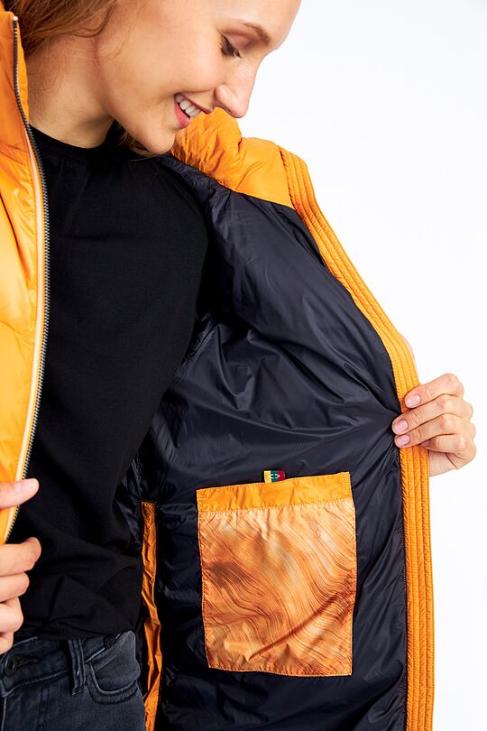 Long puffer down jacket 9 | YELLOW/ORANGE | Audimas