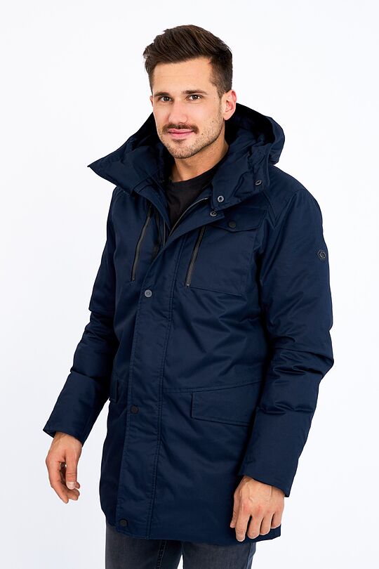 Puffer down parka with membrane 7 | BLUE | Audimas