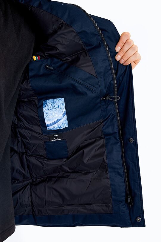 Puffer down parka with membrane 12 | BLUE | Audimas