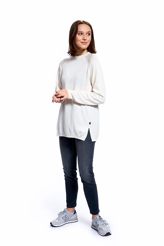 Merino wool blend sweater 5 | WHITE | Audimas
