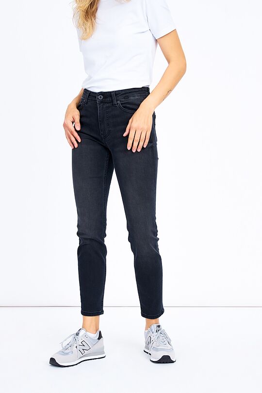 Slim fit stretch denim pants 2 | GREY | Audimas