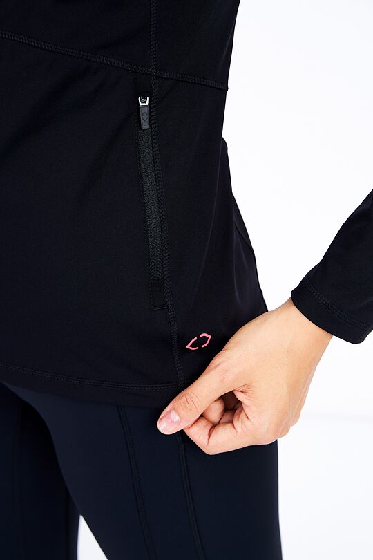 Functonal zip-through hoodie 4 | BLACK | Audimas