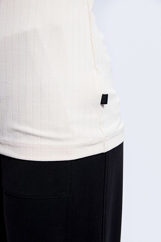 Long sleeve roll-neck top 4 | WHITE | Audimas