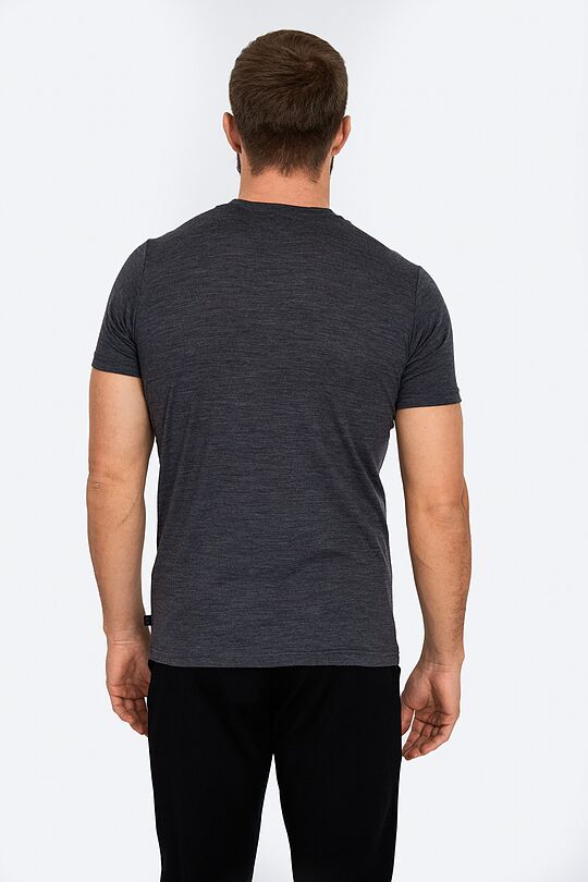 Fine merino wool short sleeve t-shirt 