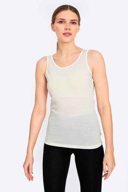 Fine merino wool tank top 1 | WHITE | Audimas