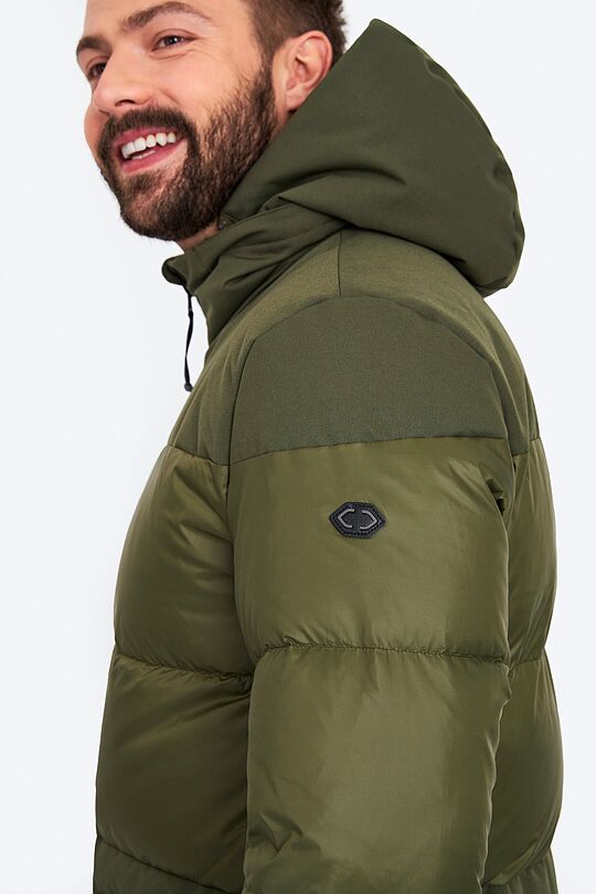 Puffer down jacket 3 | GREEN/ KHAKI / LIME GREEN | Audimas