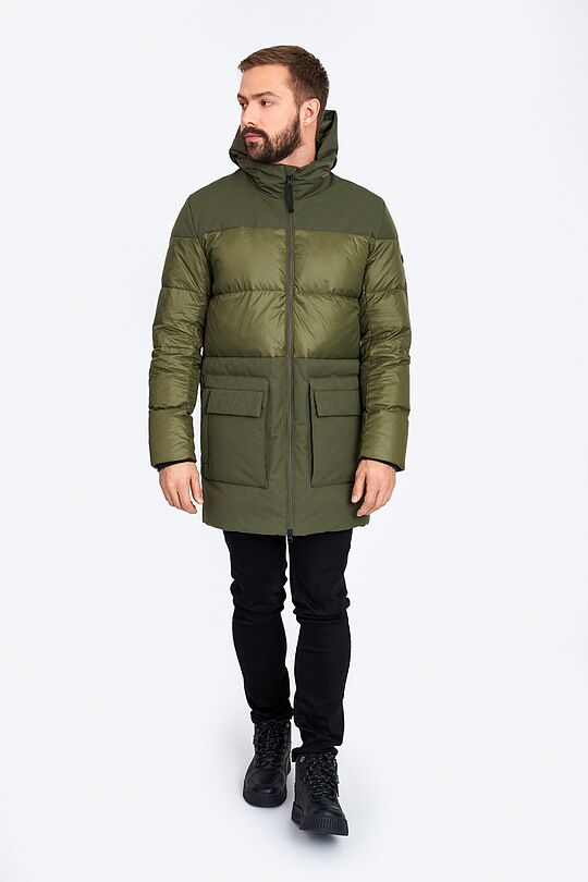 Puffer down jacket 5 | GREEN/ KHAKI / LIME GREEN | Audimas