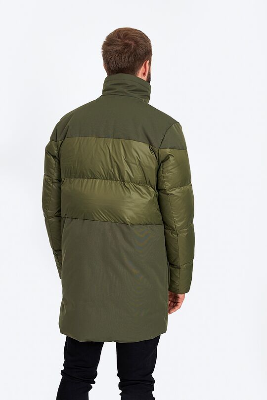 Puffer down jacket 6 | GREEN/ KHAKI / LIME GREEN | Audimas
