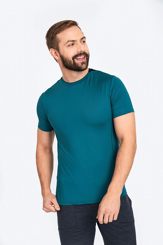 Functional t-shirt 1 | GREEN/ KHAKI / LIME GREEN | Audimas