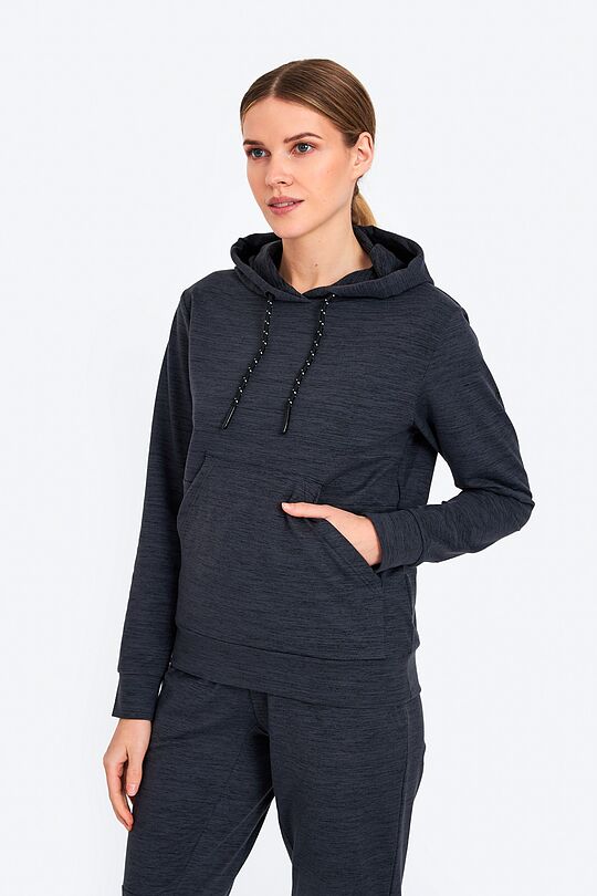 Functional zip-through hoodie 1 | GREY/MELANGE | Audimas