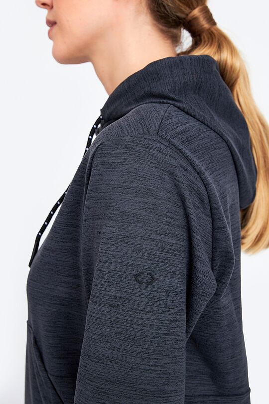 Functional zip-through hoodie 4 | GREY/MELANGE | Audimas