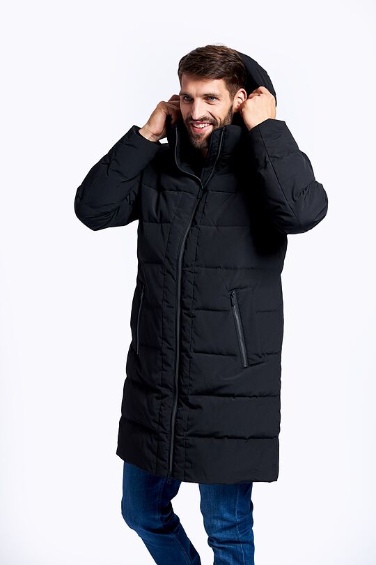 Puffer down coat with membrane 3 | BLACK | Audimas