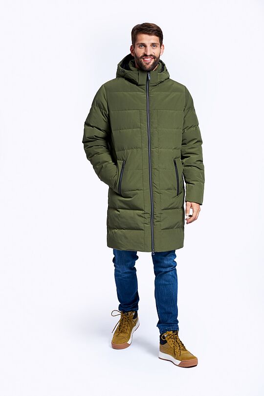 Puffer down coat with membrane 1 | GREEN/ KHAKI / LIME GREEN | Audimas