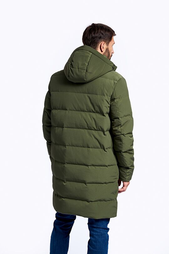 Puffer down coat with membrane 2 | GREEN/ KHAKI / LIME GREEN | Audimas