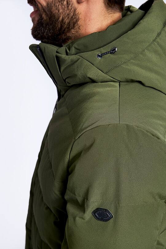 Puffer down coat with membrane 6 | GREEN/ KHAKI / LIME GREEN | Audimas