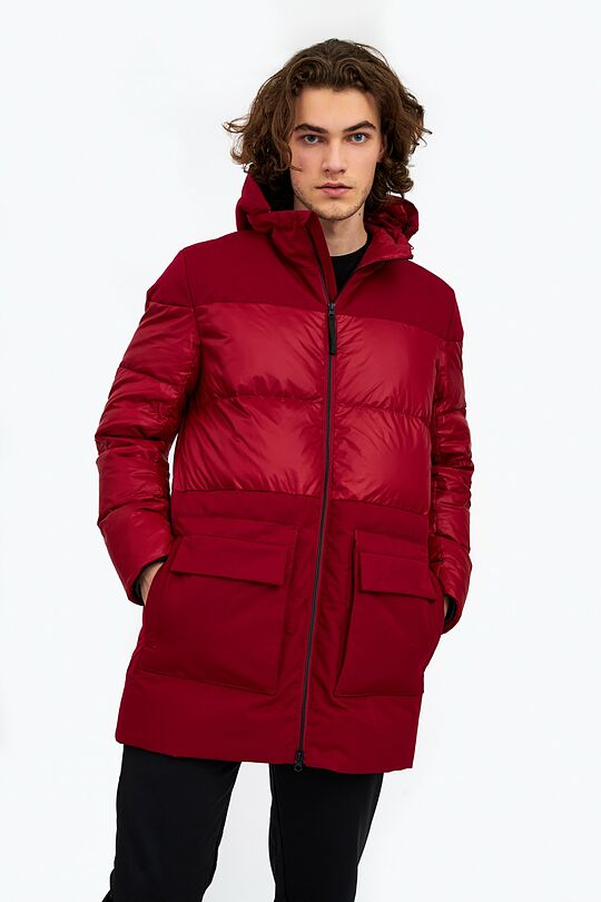 Puffer down jacket 2 | burgundy | Audimas