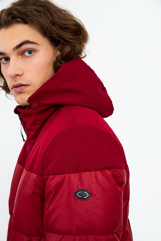Puffer down jacket 4 | burgundy | Audimas