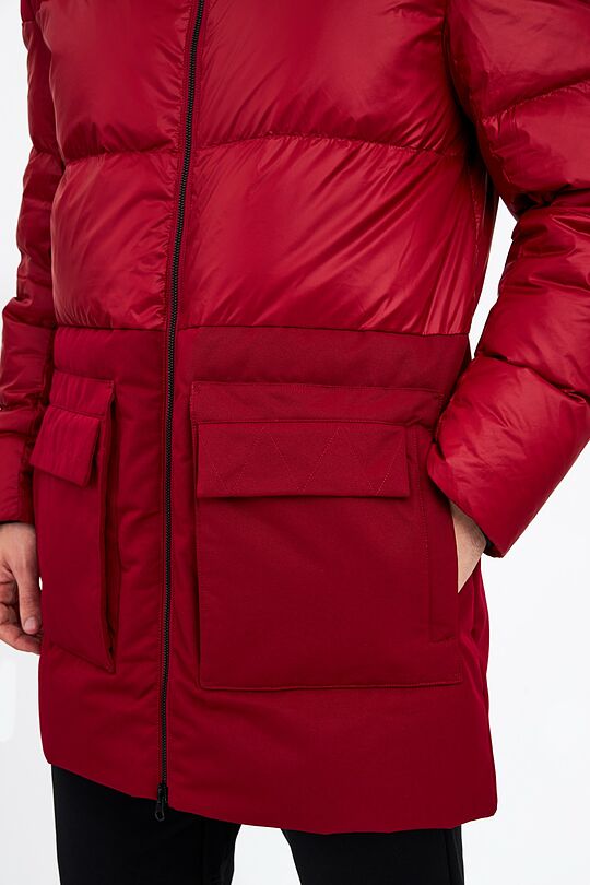 Puffer down jacket 7 | burgundy | Audimas