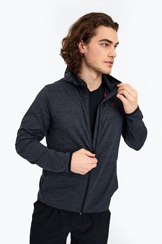 Functional zip-through hoodie 2 | GREY/MELANGE | Audimas