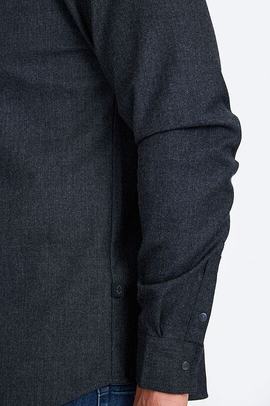 Merino wool blend shirt 4 | GREY/MELANGE | Audimas
