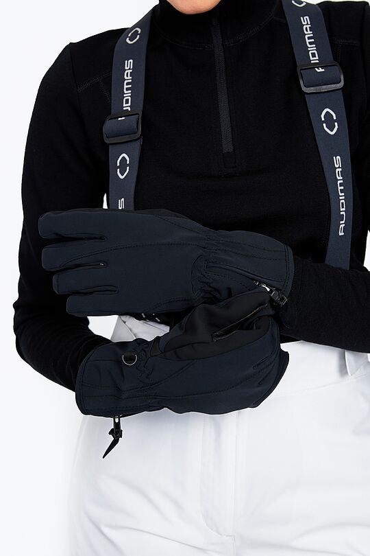 Women's ski gloves 1 | BLACK | Audimas