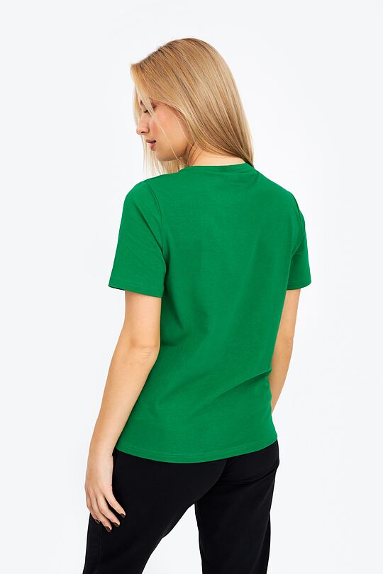 Cotton tee with print 3 | GREEN/ KHAKI / LIME GREEN | Audimas