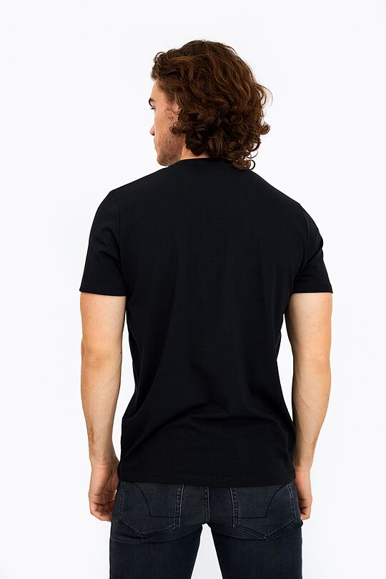 Cotton tee with print 3 | BLACK | Audimas