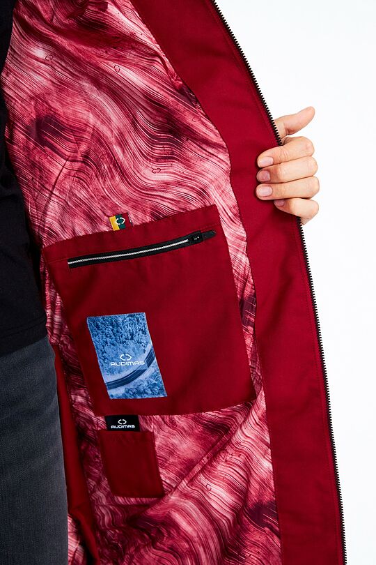 Puffer down coat 11 | burgundy | Audimas