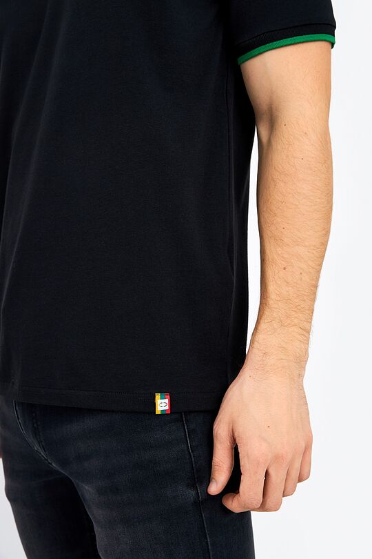 Cotton polo shirt 5 | BLACK | Audimas