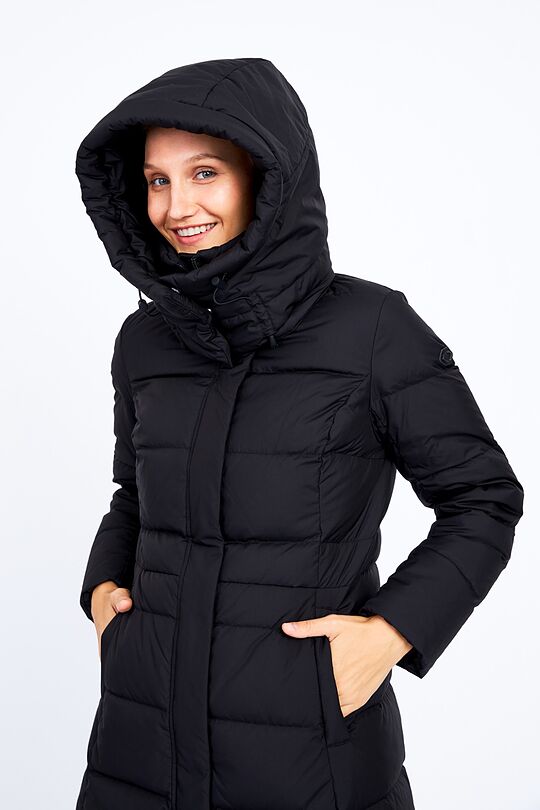 Long puffer down coat 3 | BLACK | Audimas