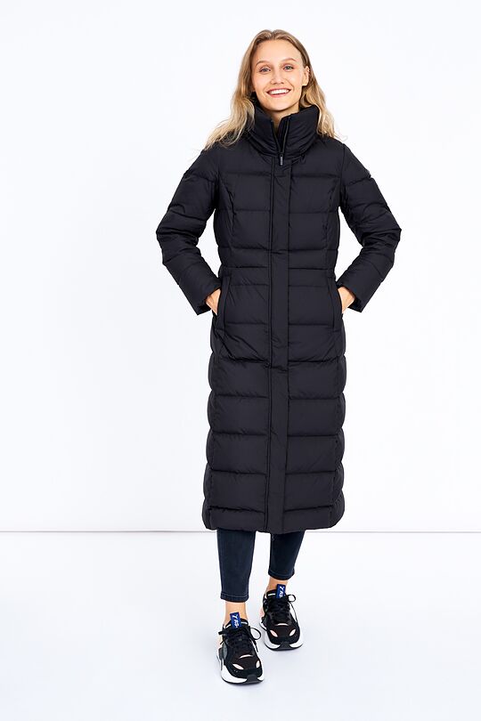 Long puffer down coat 9 | BLACK | Audimas