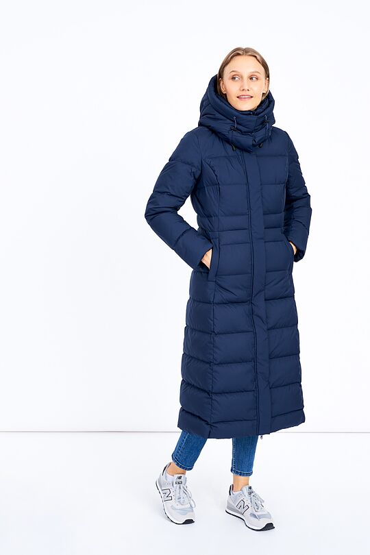 Long puffer down coat 9 | BLUE | Audimas