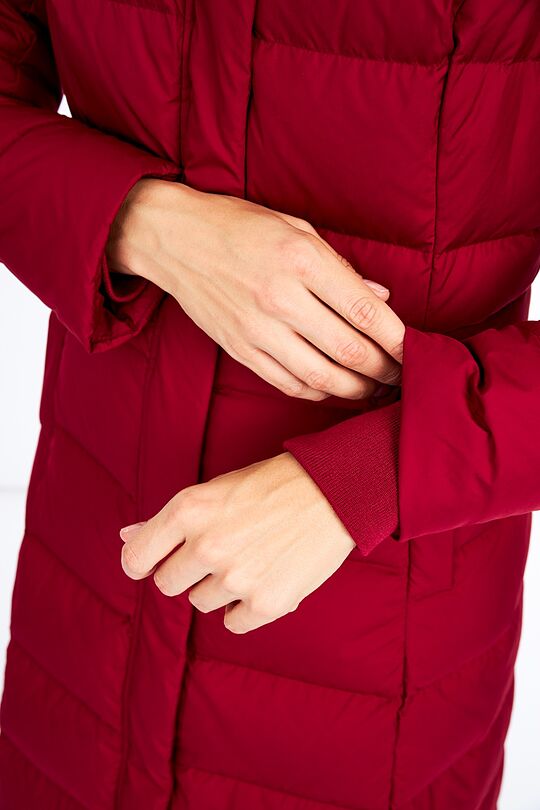 Long puffer down coat 6 | BURGUND | Audimas