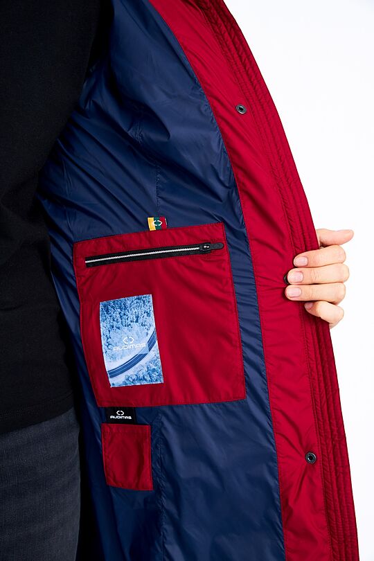 Long puffer down coat 10 | BURGUND | Audimas