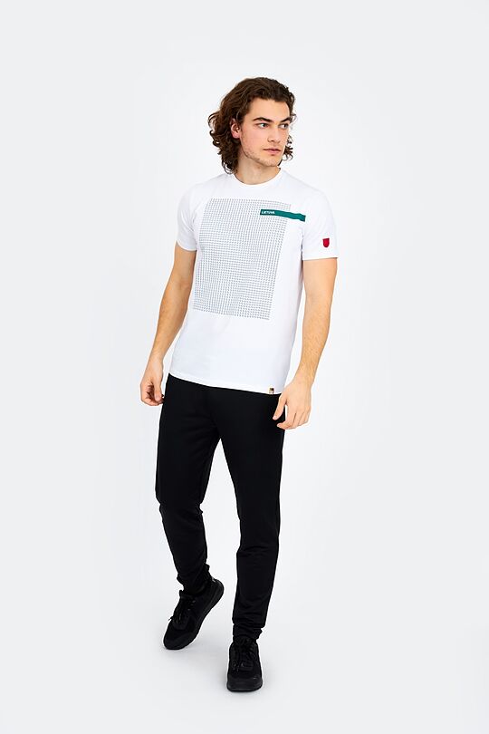 Cotton tee with print 6 | WHITE | Audimas