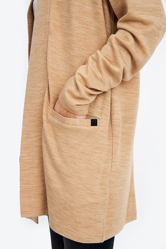 Merino-bamboo blend cardigan 4 | BROWN | Audimas