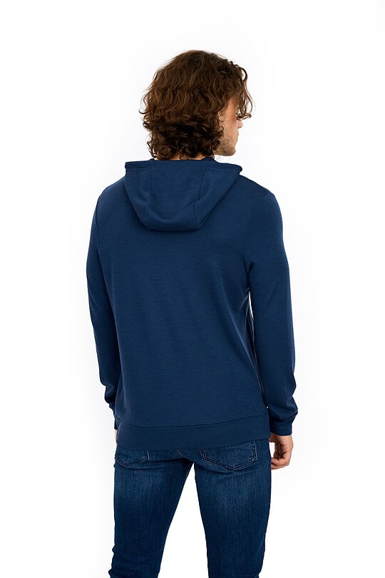 Merino wool blend hoodie 2 | BLUE | Audimas