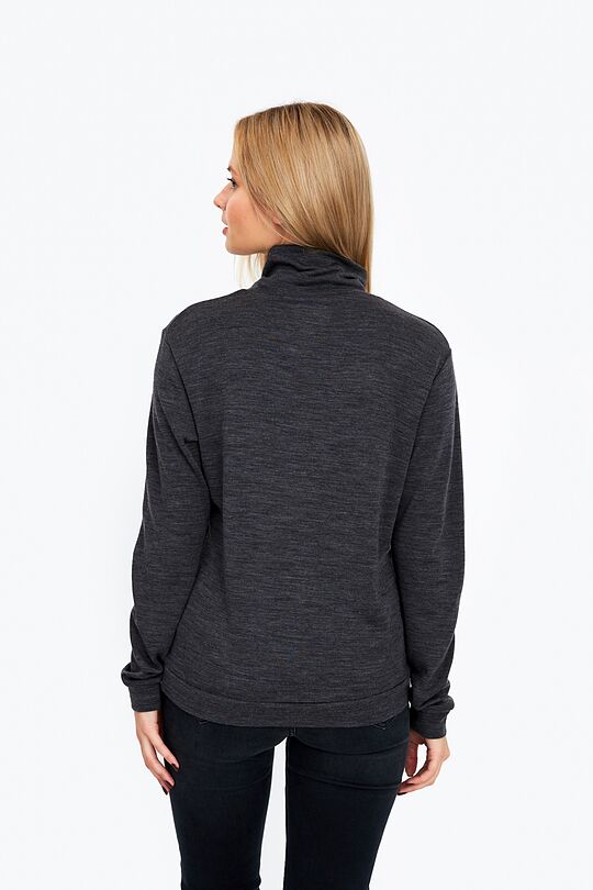 Merino-bamboo blend sweatshirt 2 | GREY/MELANGE | Audimas