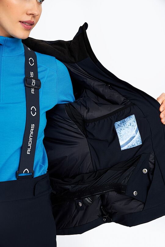 Ski jacket with THERMORE thermal insulation 12 | BLACK | Audimas