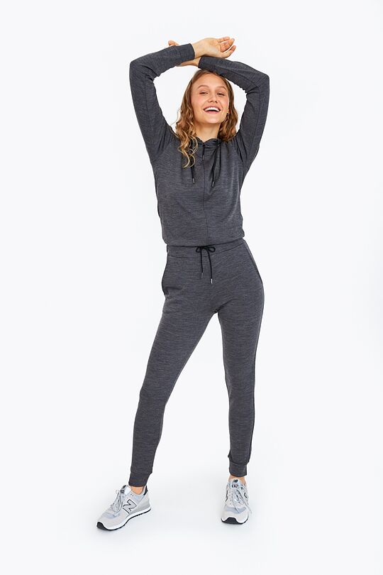 Merino-bamboo blend jumpsuit 1 | GREY/MELANGE | Audimas