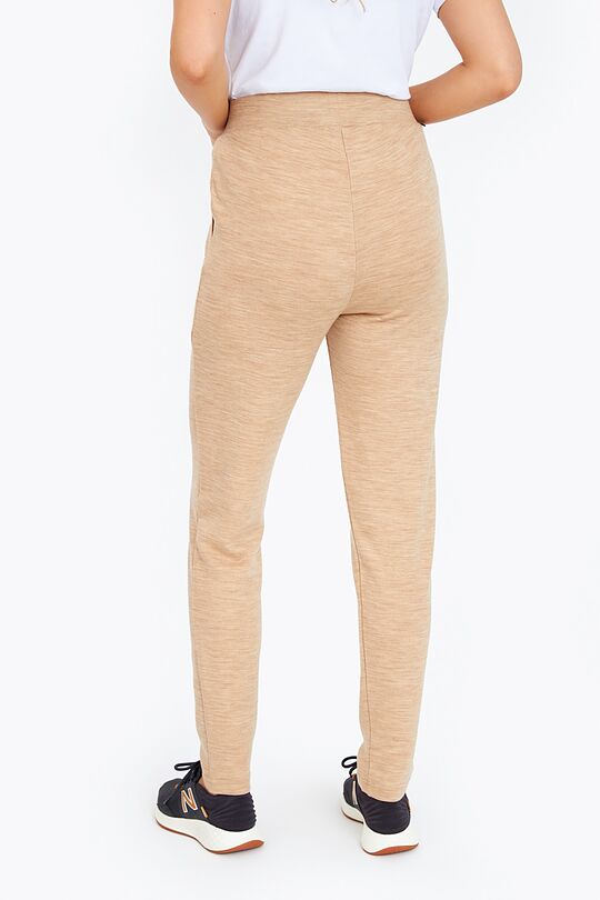 Merino-bamboo blend pants 3 | BROWN | Audimas