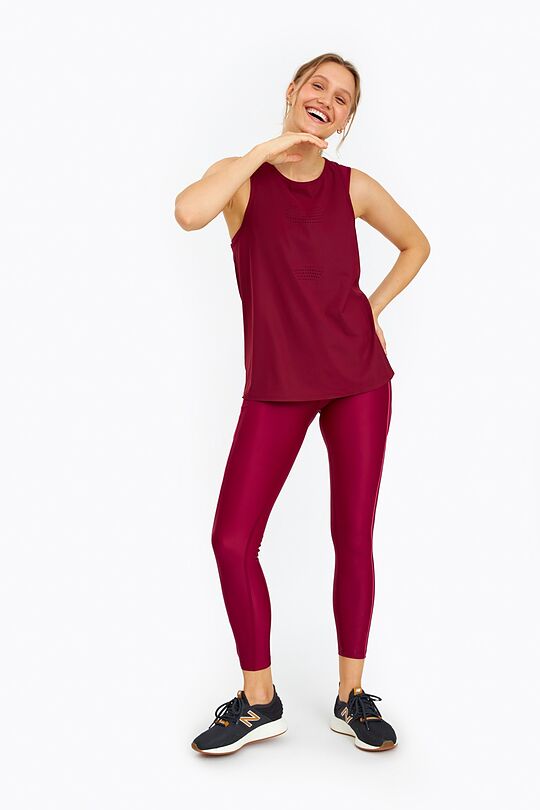SENSITIVE tank top 1 | burgundy | Audimas