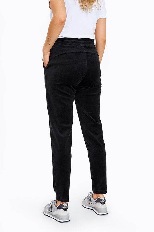 Velour sweatpants 3 | BLACK | Audimas