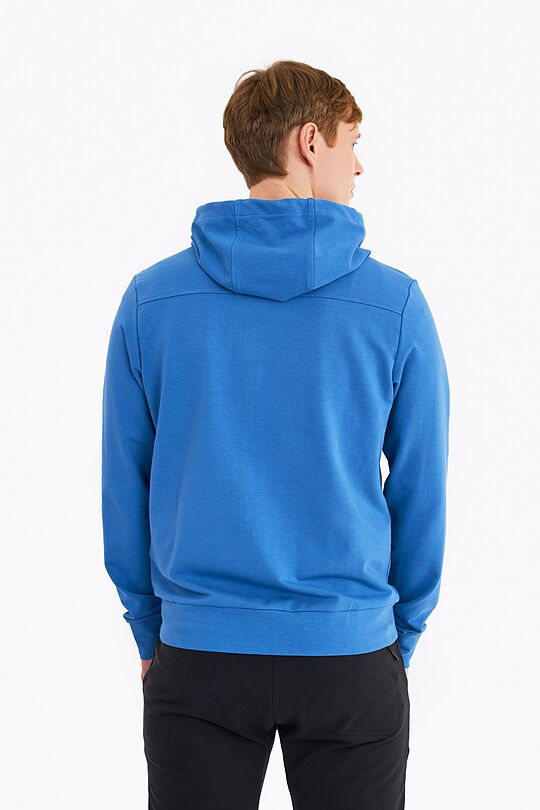 Organic french terry zip through hoodie 2 | BLUE | Audimas