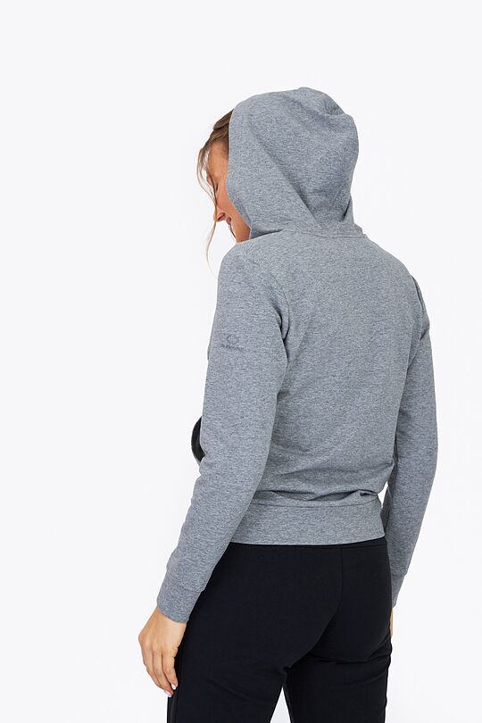 Stretch zip-through hoodie 3 | GREY/MELANGE | Audimas
