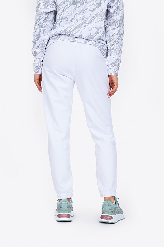 Oversized high-rise sweatpants 3 | WHITE | Audimas