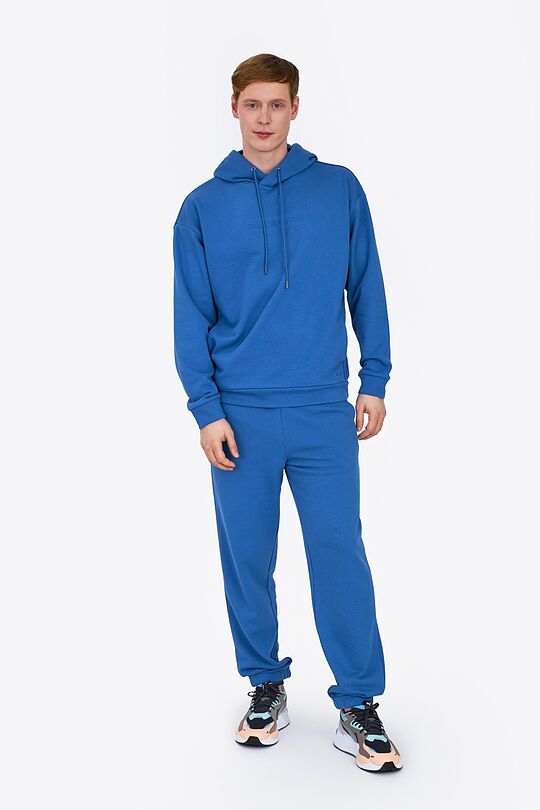 Oversized organic cotton sweatpants 1 | BLUE | Audimas