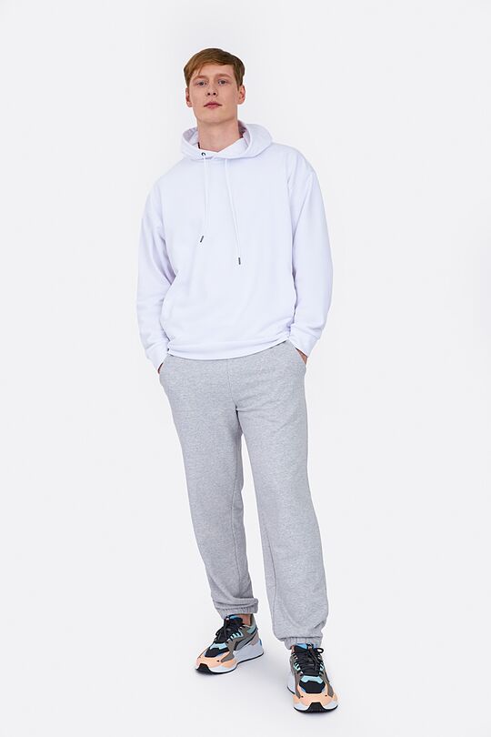 Oversized organic cotton sweatpants 1 | GREY | Audimas