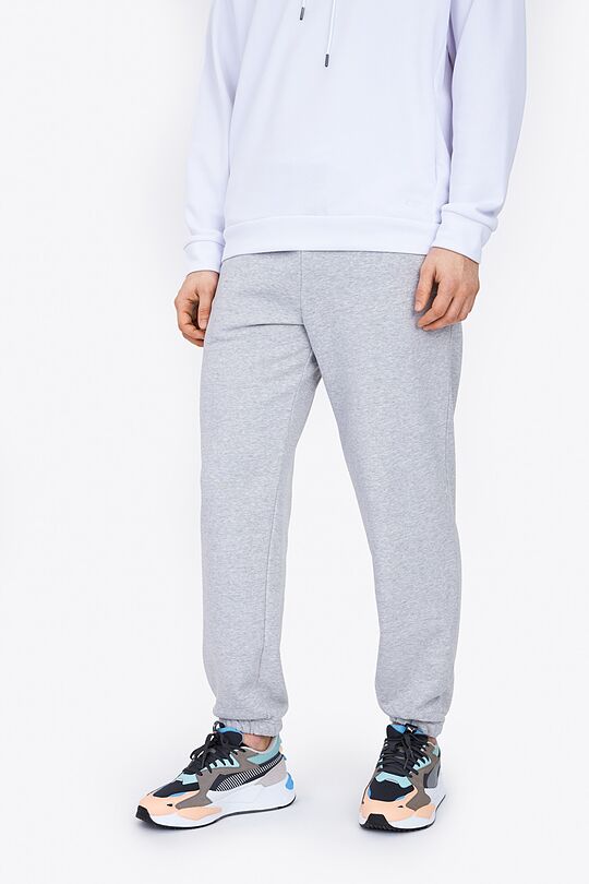 Oversized organic cotton sweatpants 2 | GREY | Audimas