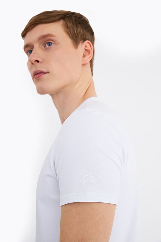 Organic cotton essential t-shirt 3 | WHITE | Audimas